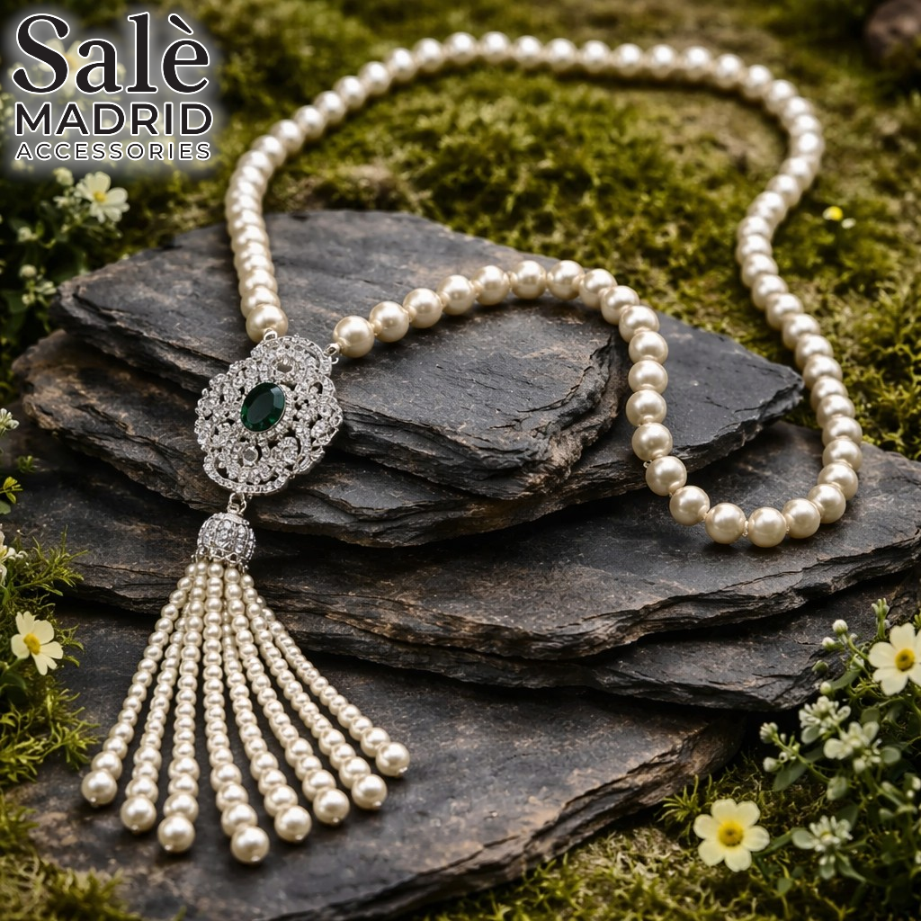NECKLACE WHITE 00587 Main image