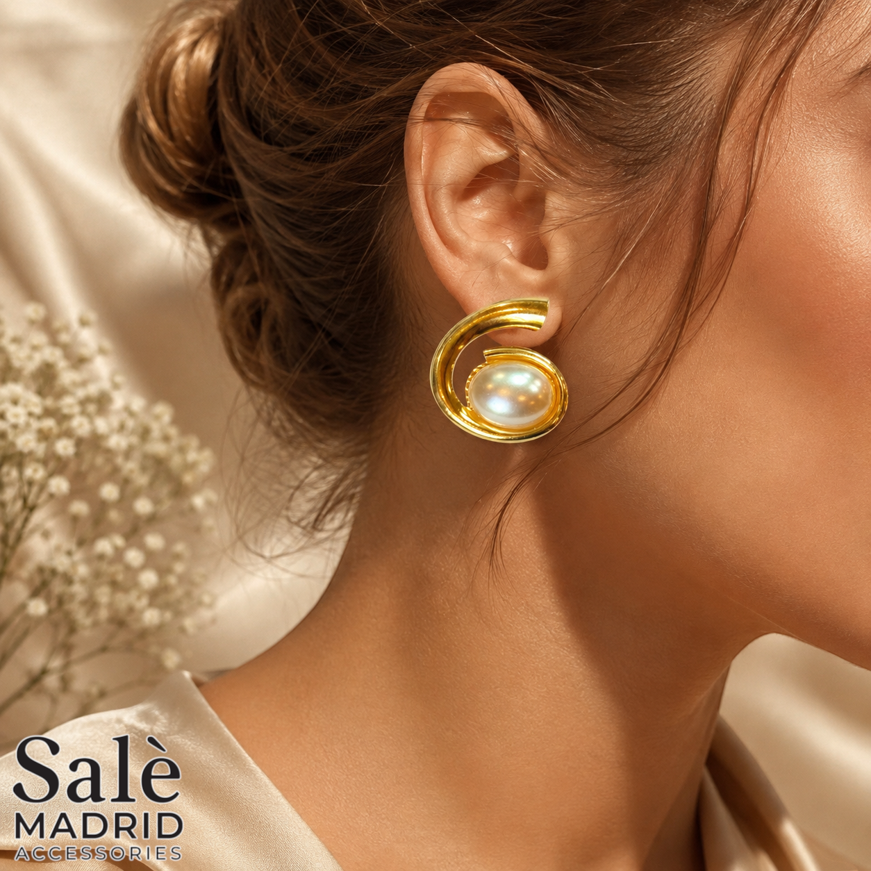 Earring Gold 491 صورة ثانوية