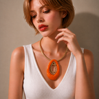 Necklace Medium KC Gold, Choker as Sample