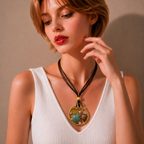 Necklace Sand Gold/As Sample Resin Color 00111