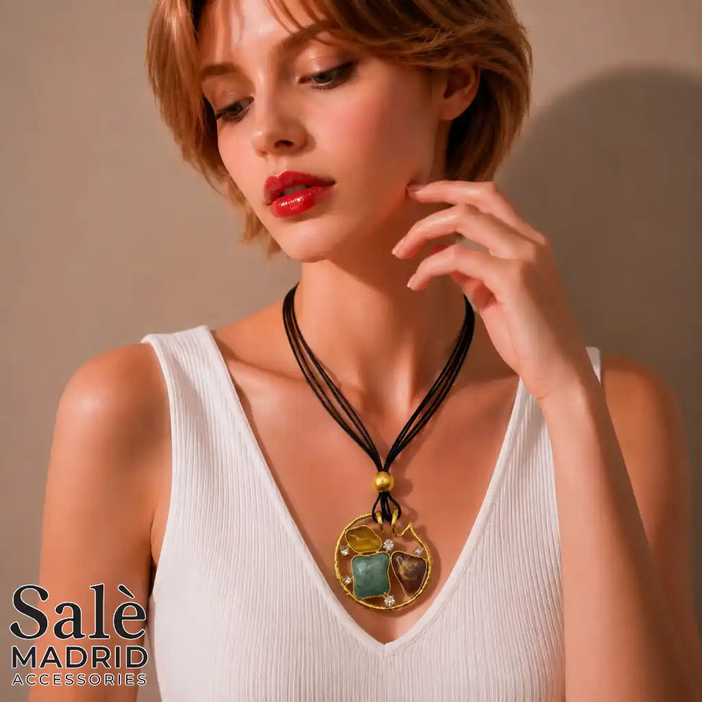 Necklace Sand Gold/As Sample Resin Color 00111
