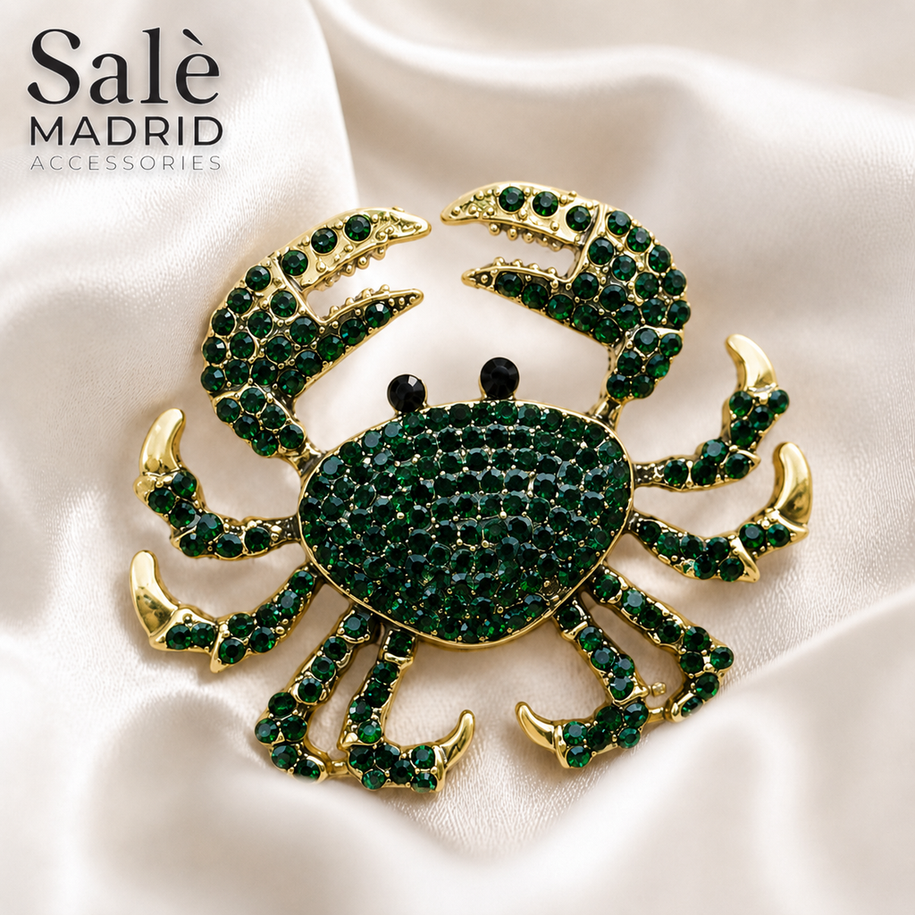 Brooch Red&Gold Scorpion