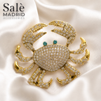 Brooch Red&Gold Scorpion