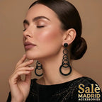 EARRING BLACK 00522