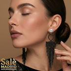 EARRING BLACK 00547