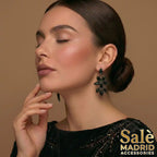 EARRING BLACK 00534
