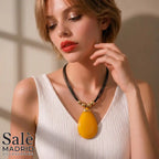 Necklace Medium KC Gold, Short Style: 45CM, Black Line