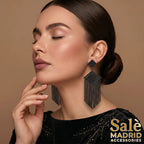 EARRING BLACK 00568
