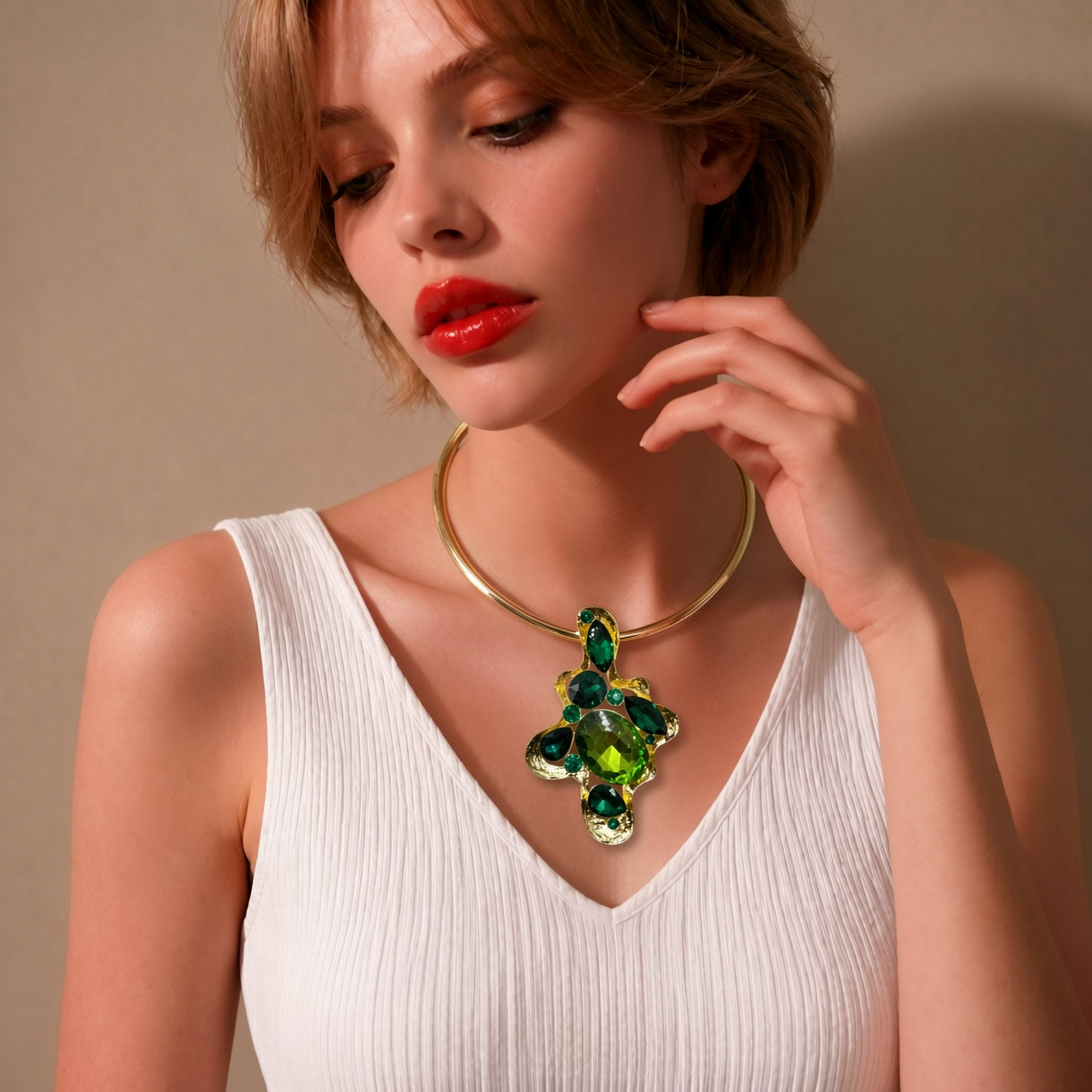 Necklace Medium KC Gold Secondary image