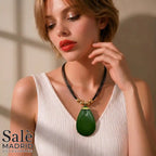 Necklace Medium KC Gold, Short Style: 45CM, Black Line