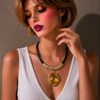 Necklace Transparent Resin