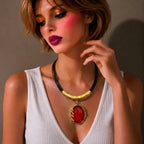 Necklace Transparent Resin
