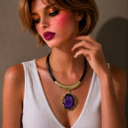 Necklace Transparent Resin