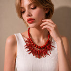 necklace red 00721