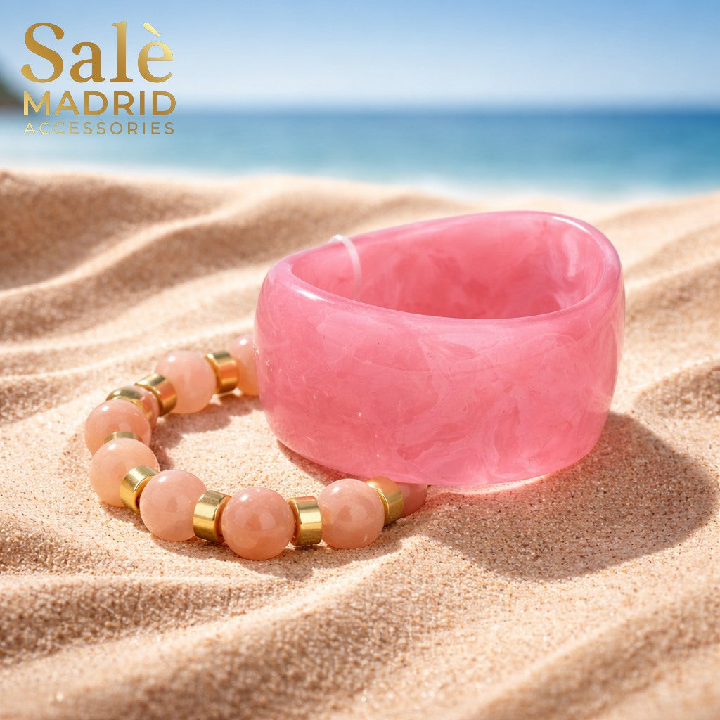 Bracelet set pink761