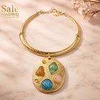 Necklace Sand Gold/As Sample Attached Picture Resin 00109