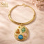 Necklace Sand Gold/As Sample Attached Picture Resin 00109