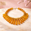 Necklace Sand Gold As Sample Ginger Yellow Resin 0174
