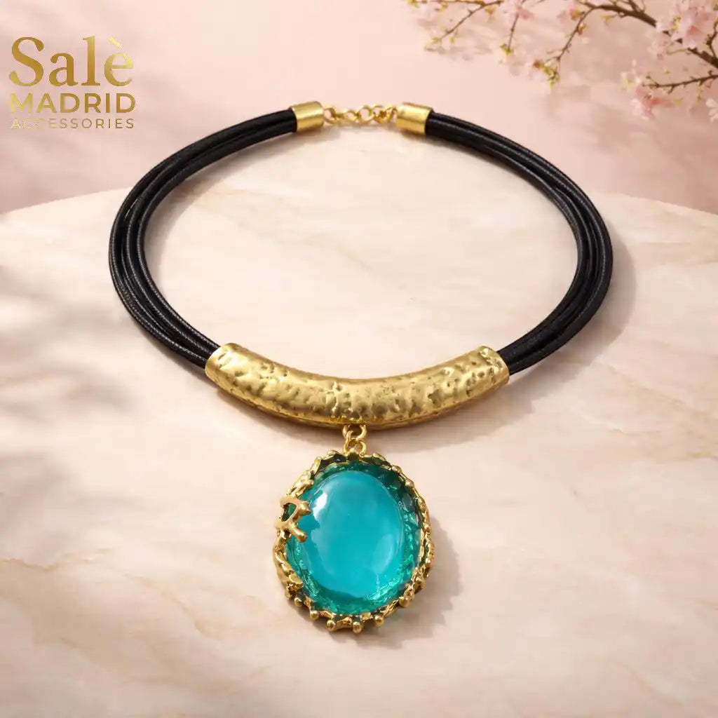 Necklace Transparent Resin