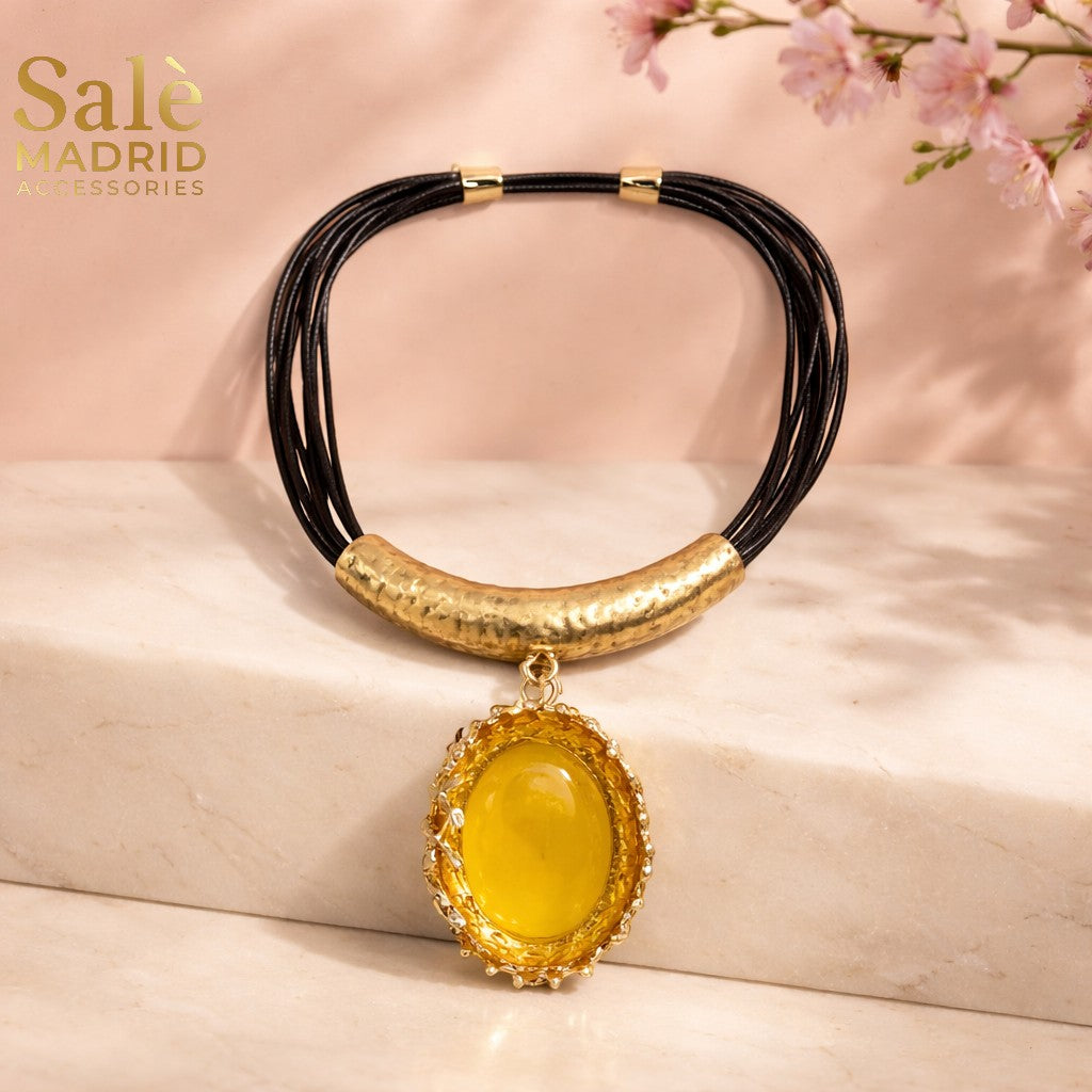 Necklace Transparent Resin