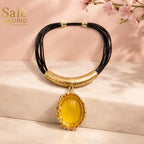 Necklace Transparent Resin
