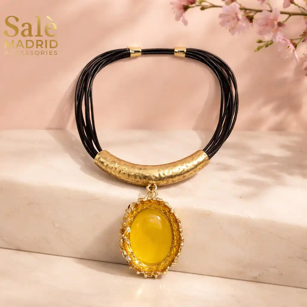 Necklace Transparent Resin