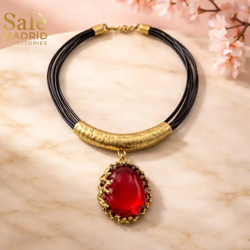 Necklace Transparent Resin