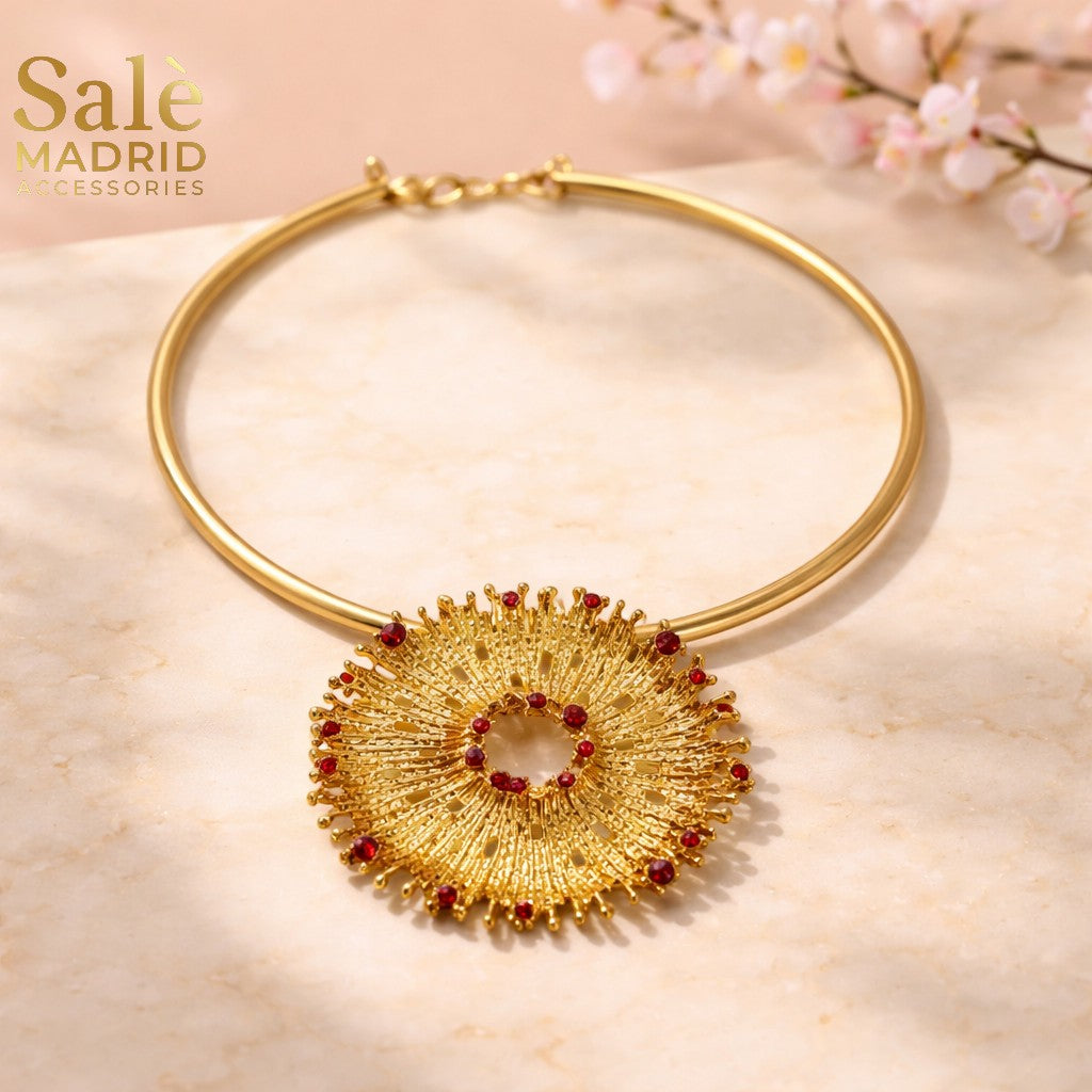 Necklace Sand Gold 1. JS-01 Diamond