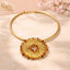 Necklace Sand Gold 1. JS-01 Diamond