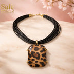 Necklace Medium KC Gold, Multi-strand Wax Cord, Short Style: 45CM