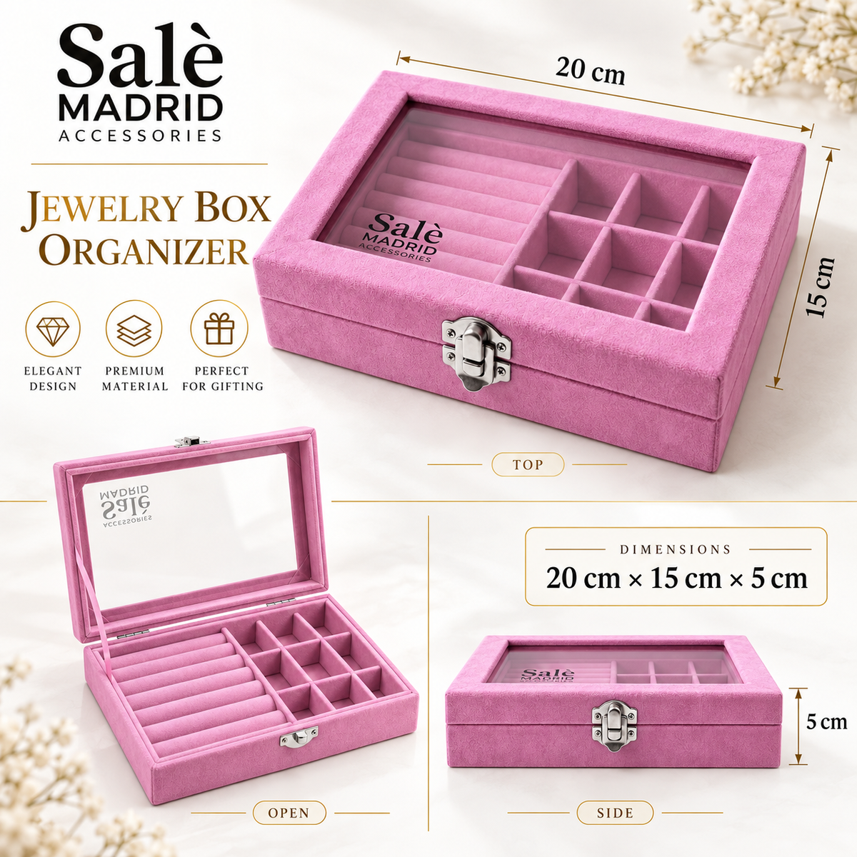 Sale Madrid Jewelry Box Organizer
