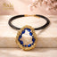 Necklace Medium KC Gold Short Chain 6 Lines, 45Cm, Black Line