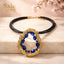 Necklace Medium KC Gold Short Chain 6 Lines, 45Cm, Black Line