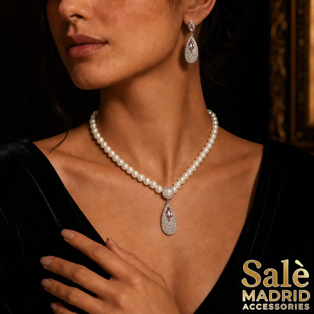 طقم إكسسوارات سهرة مدريد 36BFH