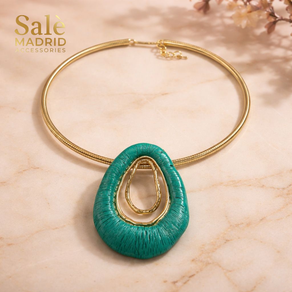 Necklace Medium KC Gold, Choker as Sample