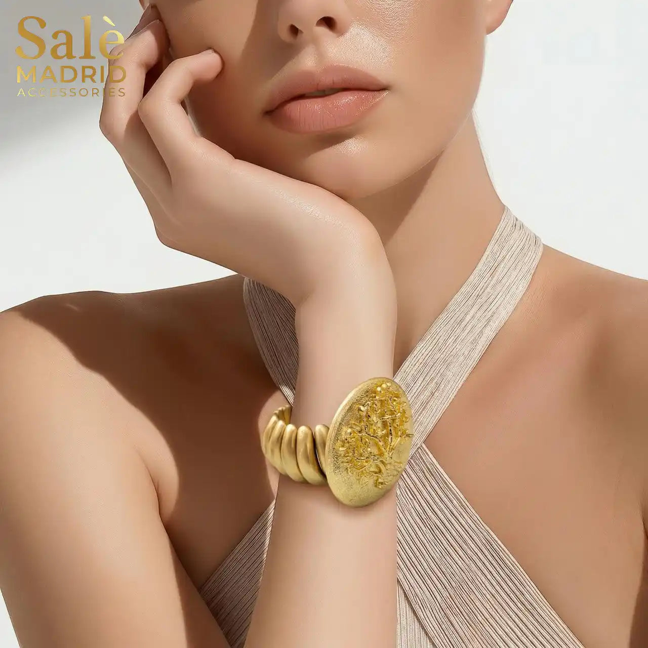 Bracelet Sand Gold Elastic Line 00119