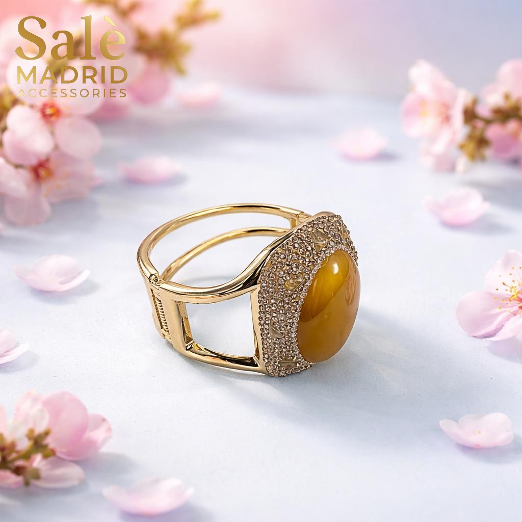 Bracelet Medium Spring KC Gold 2. As Sample Orange00122