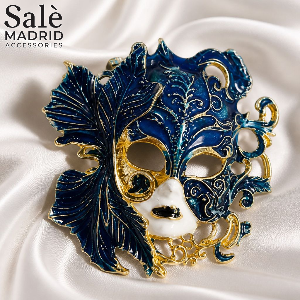 BROOCH VENERIAN MASQUERADE MASK Secondary image