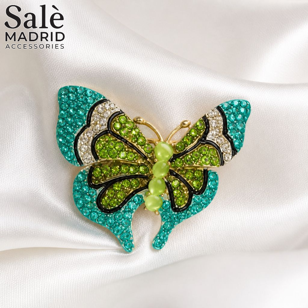 BROOCH CRYSTAL BUTTERFLY Secondary image