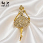 BROOCH CRYSTAL BALLERINA DANCER