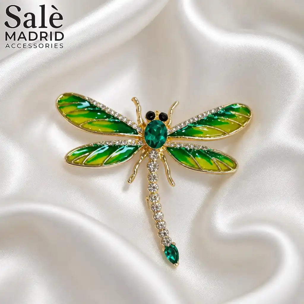 BROOCH ENAMEL DRAGONFLY