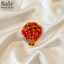 BROOCH ENAMEL SCALLOP SHELL
