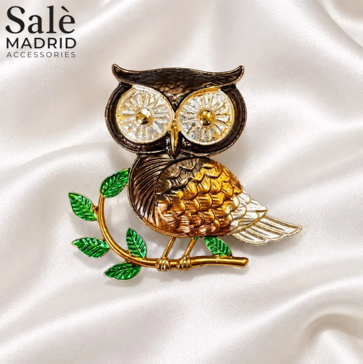 BROOCH OWL
