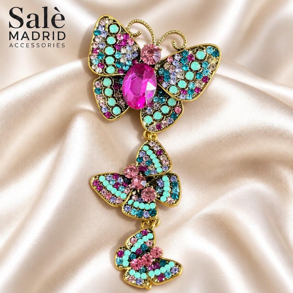SET 3 BROOCH BUTTERFLY