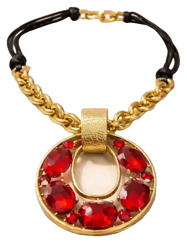 Halo Statement Chain necklace