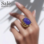 Elastic Line Ring Medium KC Gold 1