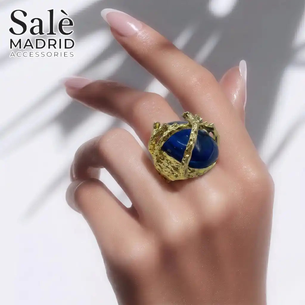خاتم متوسط ​​الحجم ذهبي عيار قيراط