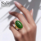 Elastic Line Ring Medium KC Gold